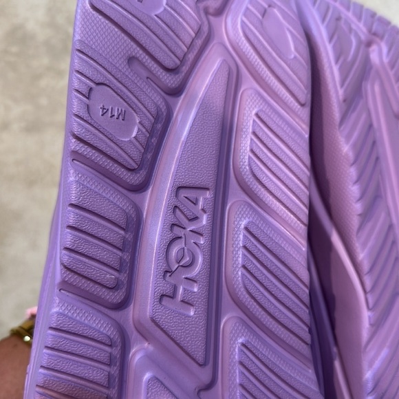 NWT! Hoka Ora Recovery Sandals Slides 14 Men’s Violet Bloom main image 6